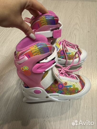 Коньки раздвижные для девочки 26-29