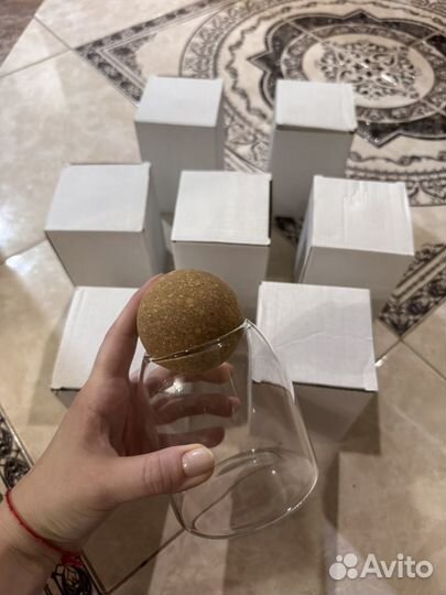 Ваза банка стекло