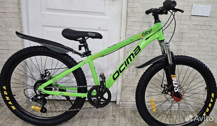 Новый подростковый велосипед 24алюминий