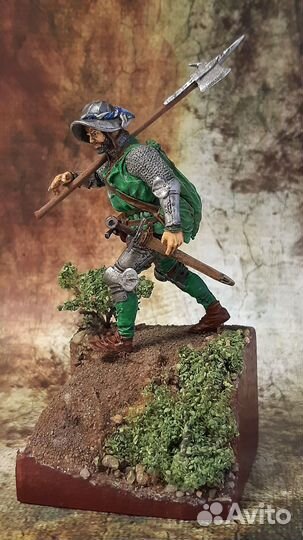 Оловянный солдатик 54 мм диорамы