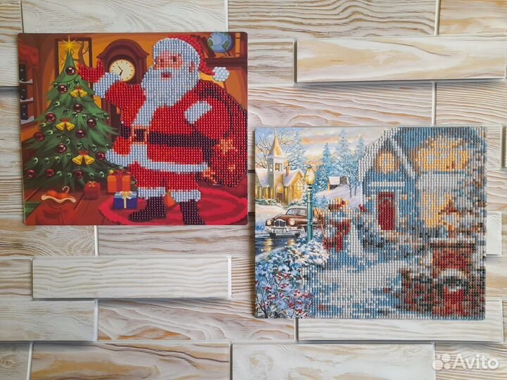 Алмазная мозаика готовая 25*21 см детская