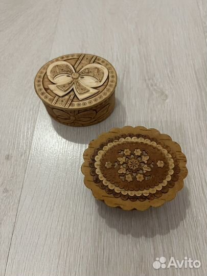 Шкатулки из бересты