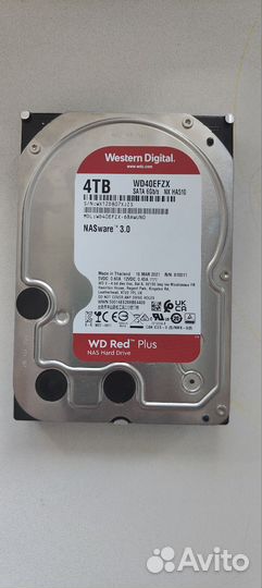 Western digital red plus wd40efzx 4tb