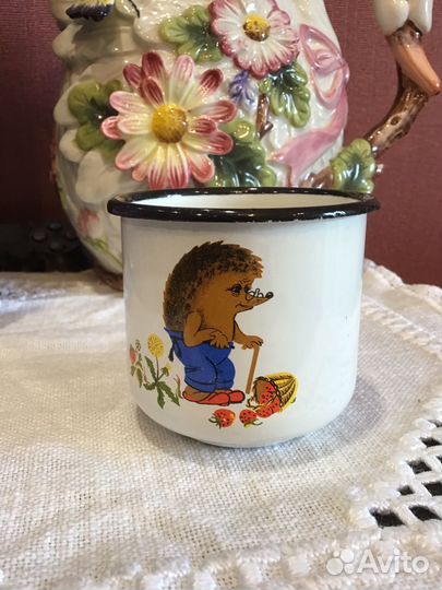 Кружка эмалированная детская СССР