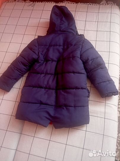 Пуховик для мальчика 116см