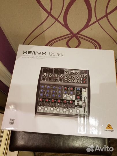 Микшерный пульт behringer xenyx 1202FX