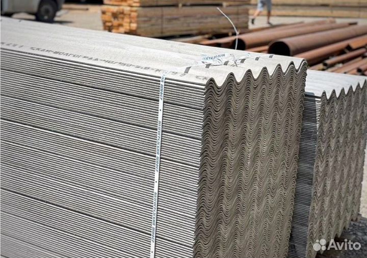 Шиферная черепица волновая