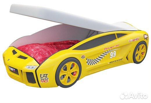 Детская кровать машинка