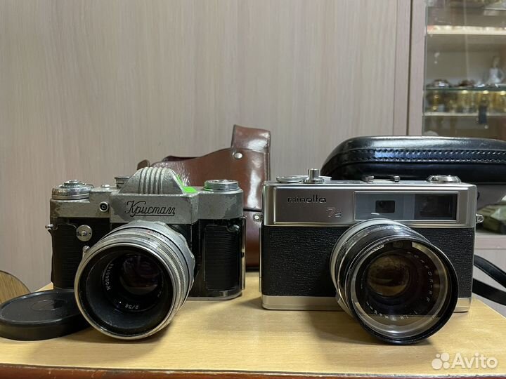 Фотоаппараты СССР разные Минолта гомз Зенит