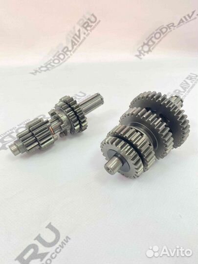 Коробка в сборе Альфа 72-125 сс, TTR125 под шарико