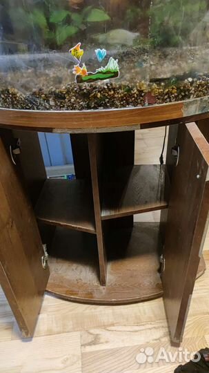 Аквариум с тумбой бу
