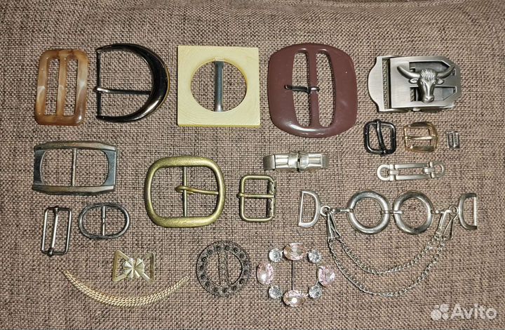 Пряжки. Декоративные элементы - набор 20 шт