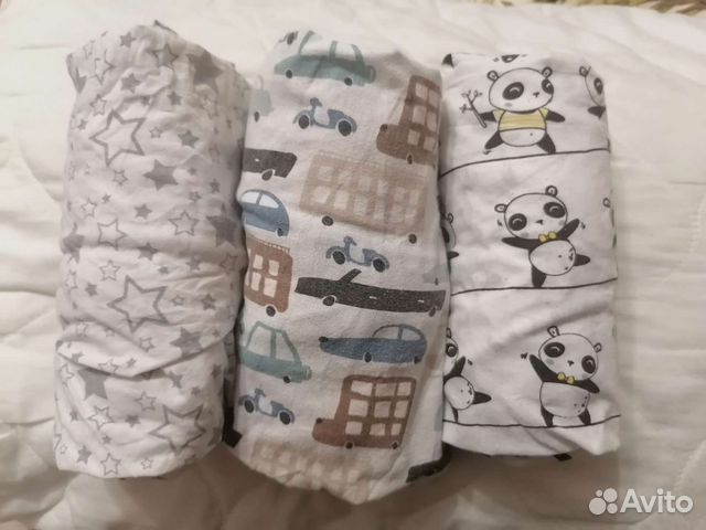 Натяжная простынь 60 120
