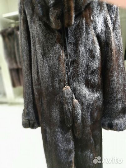 Шуба норковая 50 размер длинная