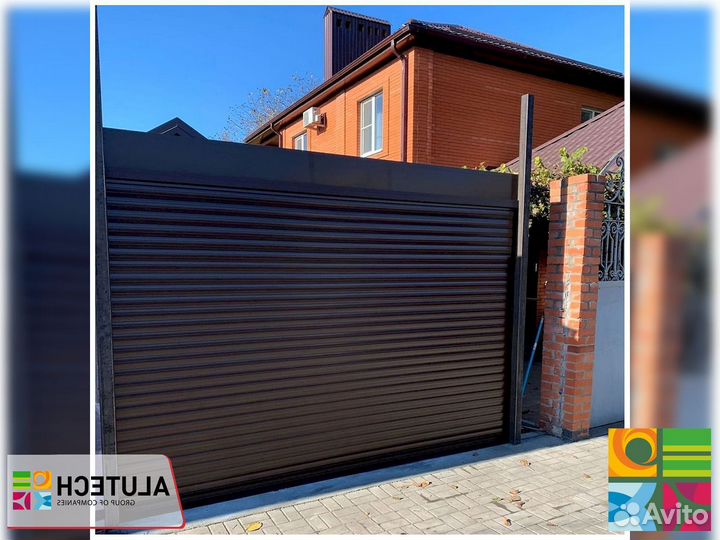 Ворота алютех роллетные