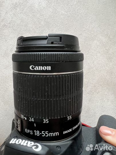 Фотоаппарат canon 550D с объективом 18-55mm