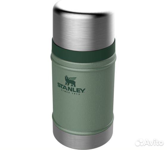 Термос для еды stanley Classic 0,7 L зеленый/черн