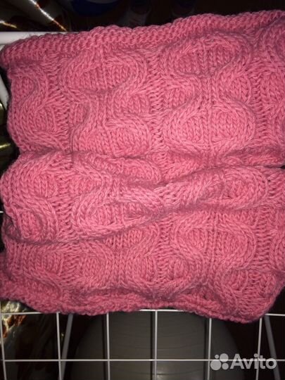 Шапка и шарф-снуд для девочки