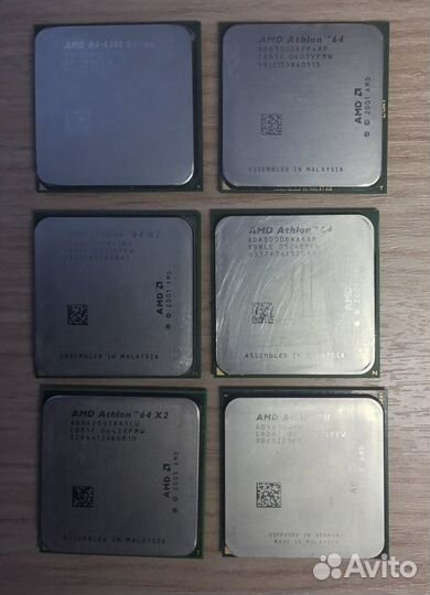 Core 2 Duo E7600; Athlon 64 X2 4600+ (939) и др
