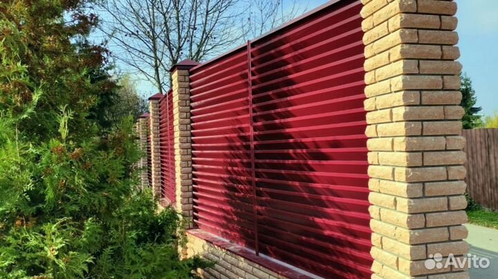 Забор жалюзи