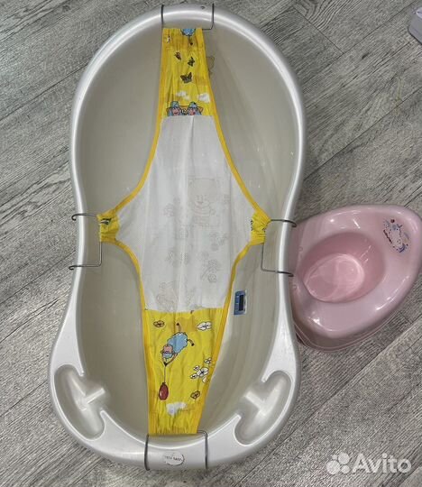 Ванночка с термометром,гамаком и горшок