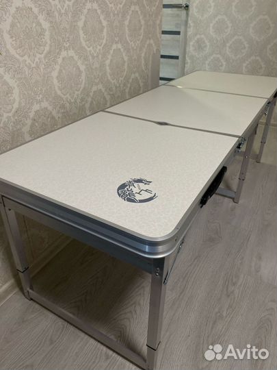 Стол складной туристический (усиленный) 180*60