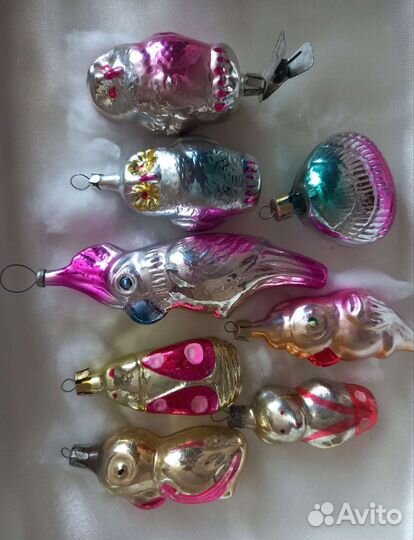 Елочные игрушки СССР