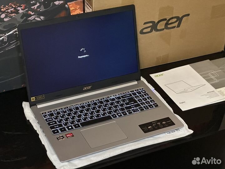 Acer aspire 5 на Ryzen 5-5700U + RX640