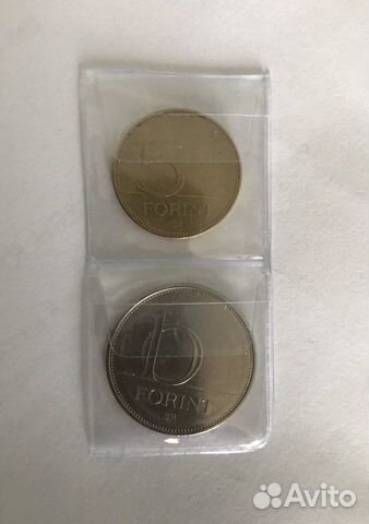 Венгрия монеты 10 и 5 форинтов