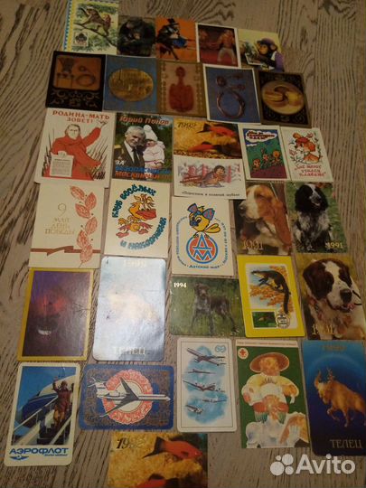 Календарики СССР