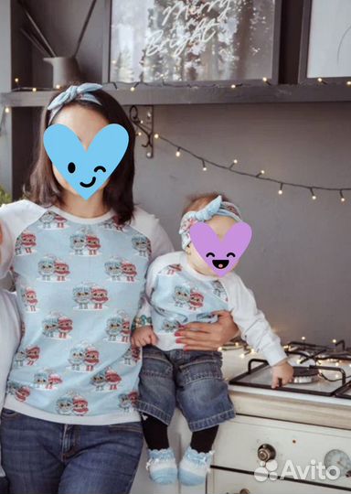 Family look свитшоты мама+малыш