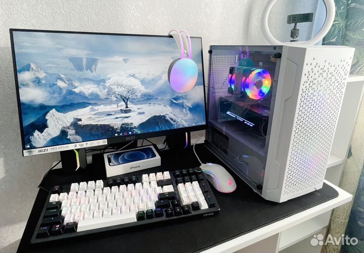 Игровой компьютер 12/24 ядра/ 1060 6 gb/ 600W