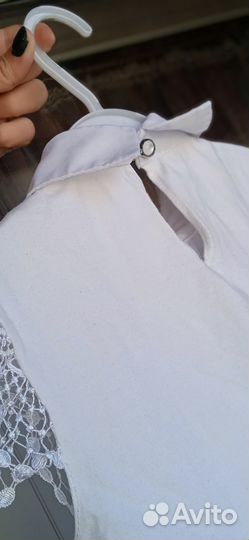 Блузка белая детская