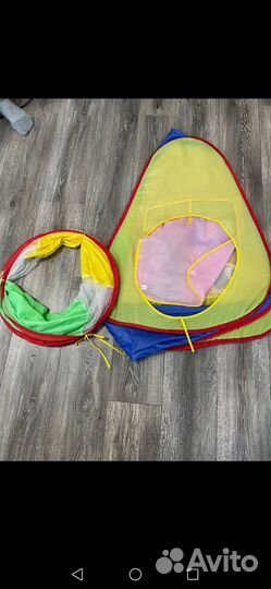 Игровой тоннель и домик раскладной