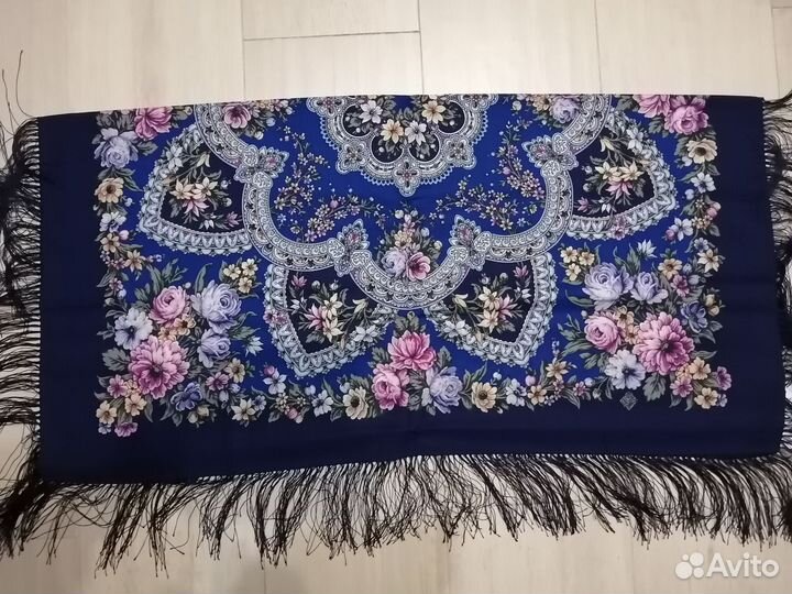 Павловопосадские платки шёлковые крепдешин