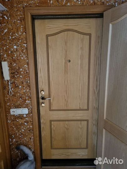Дверь входная металлическая б/у двойная