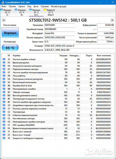 Жесткие диски 2.5