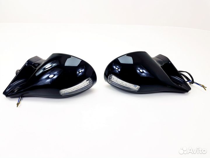 Зеркала заднего вида с поворотниками - Черные