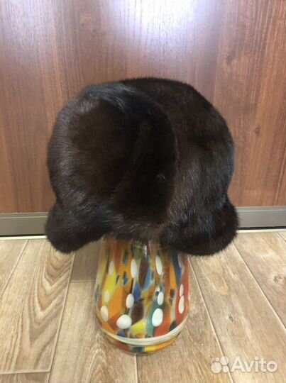 Норковая шапка женская 56-58