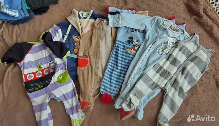 Одежда детская на мальчика 3-6 месяцев пакетом