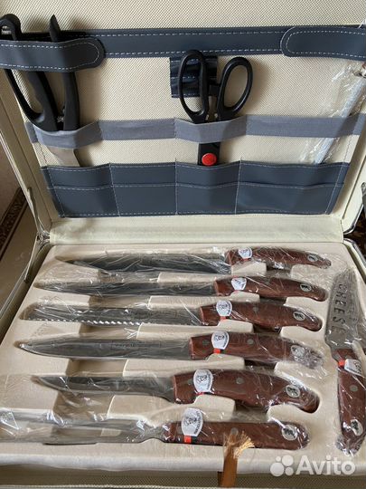 Набор ножей и вилок для барбекю