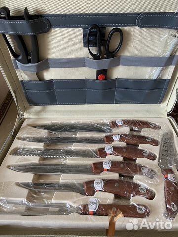 Набор ножей и вилок для барбекю