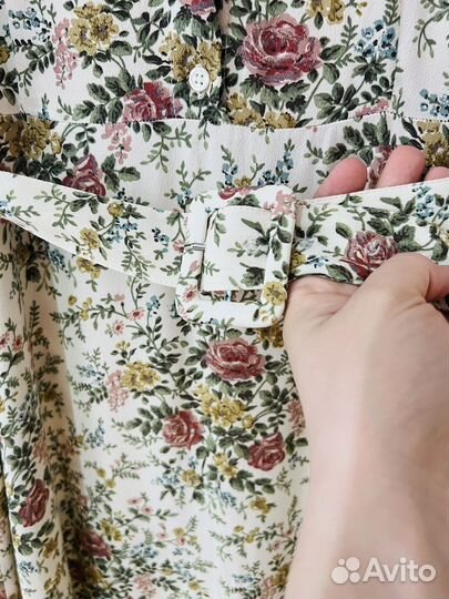 Летнее платье Zara из вискозы S