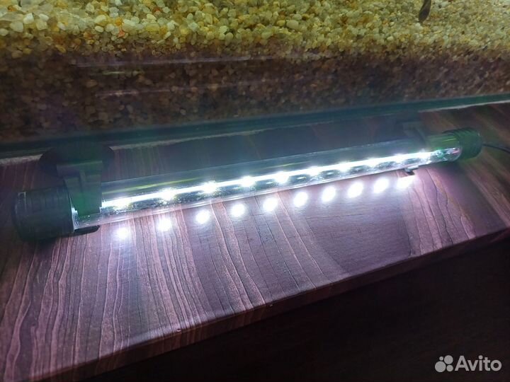 Светильник для аквариума подводный белый 3,5вт