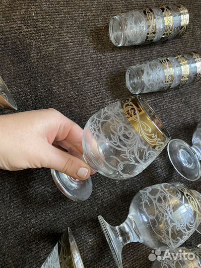 Набор бокалов, рюмки 18 предметов