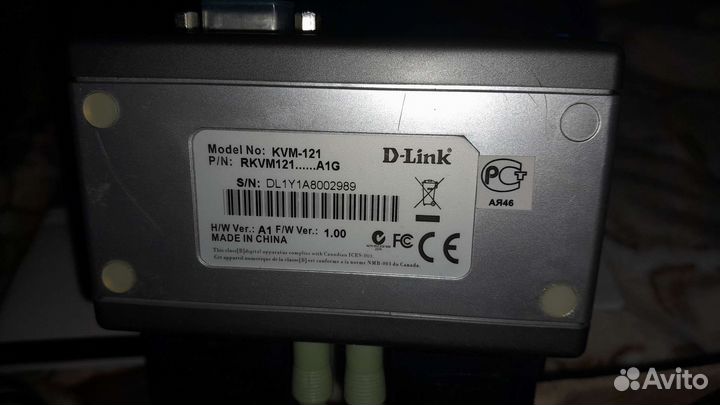 KVM переключатель D-Link KVM-121