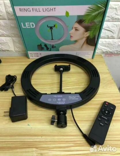 Кольцевая Лампа 33 см+Держатель+Штатив 2 м