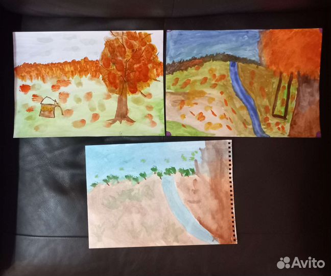 Рисунки- акварель, гуашь