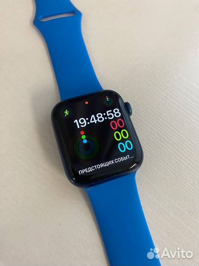 Apple watch series 6 44mm blue аккумулятор 93