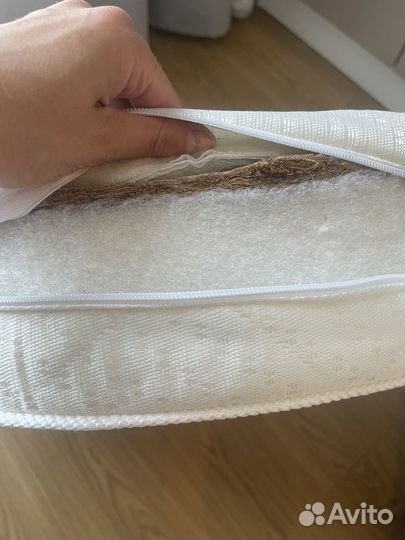Матрас на круглую кроватку 70*10